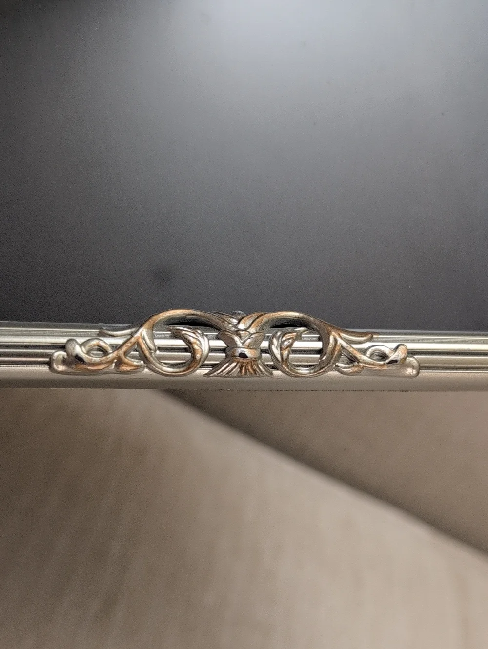 Ornate Silver Picture Frame - Elegant Vintage Home Accent - 5x7 Photo Opening